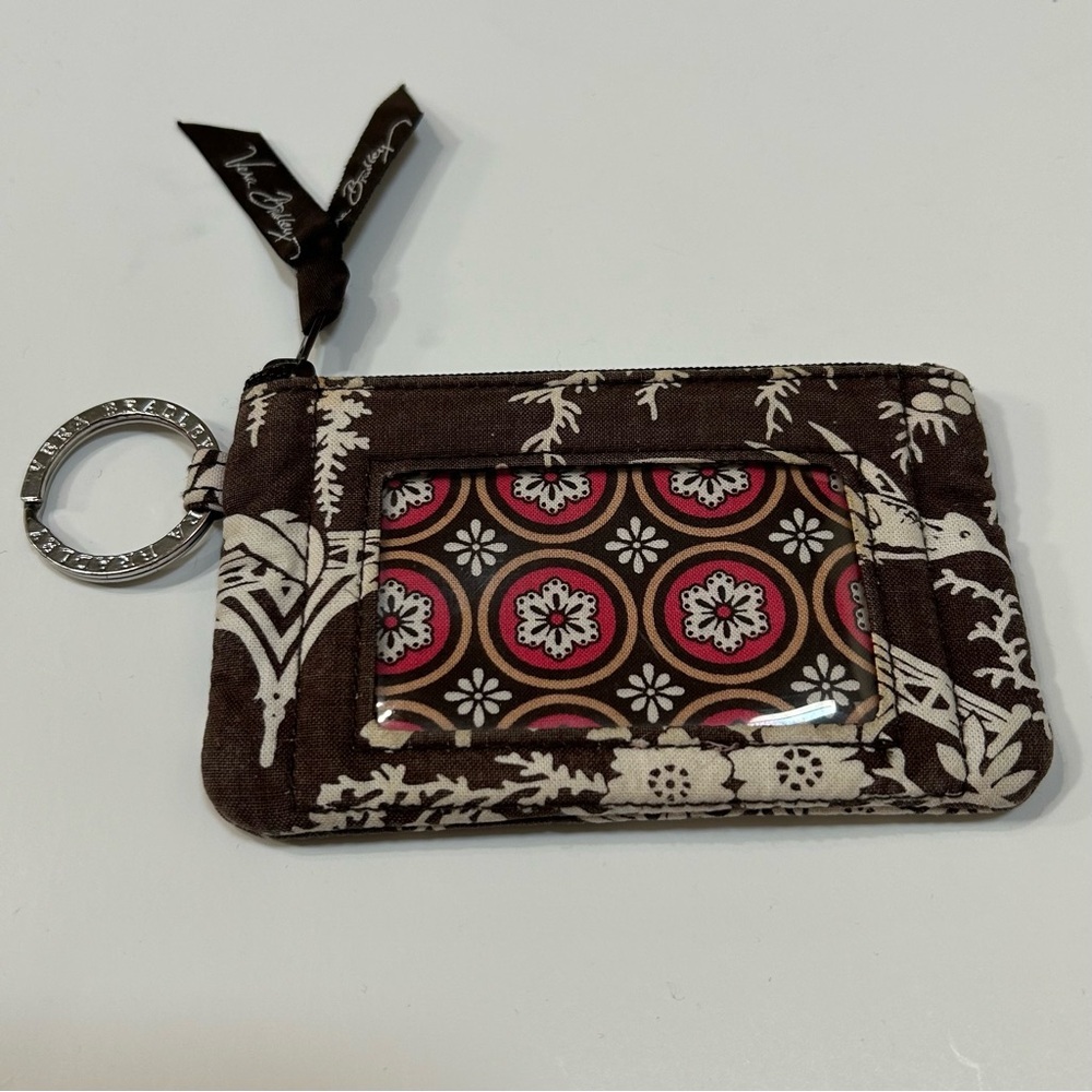 Vera Bradley Imperial Toile Zip ID Holder